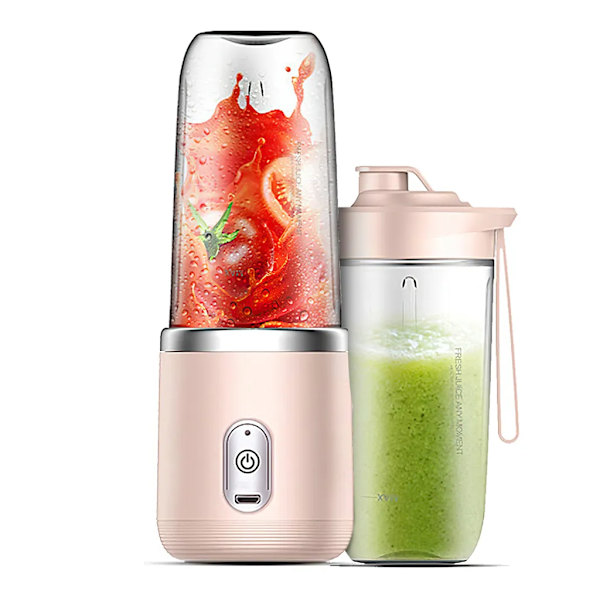 Juicer, sladdlös bärbar 1500mAh 400mL liten juicekopp