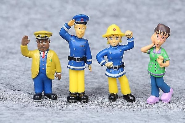 Brannmann Sam Actionfigur, søte tegneseriefigurer SHznv