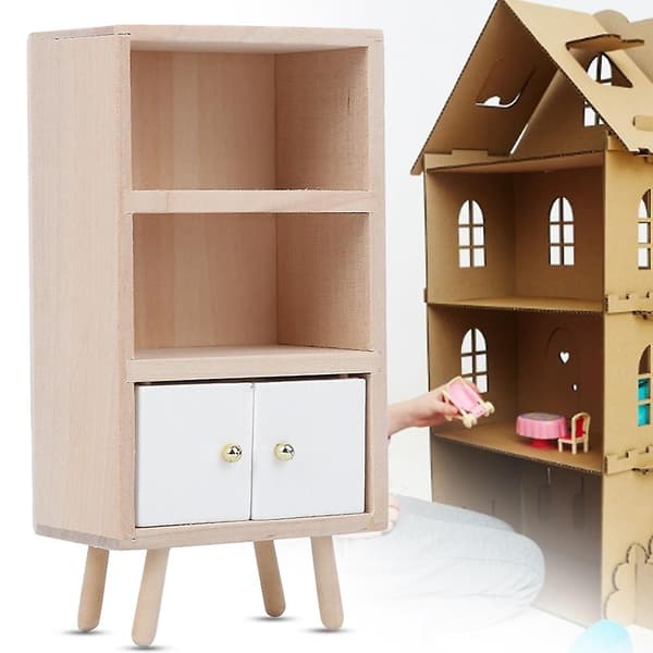 Tredukkehus Mini Møbler Sideboard Dekorasjon Tilbehør - 1:12 Skala