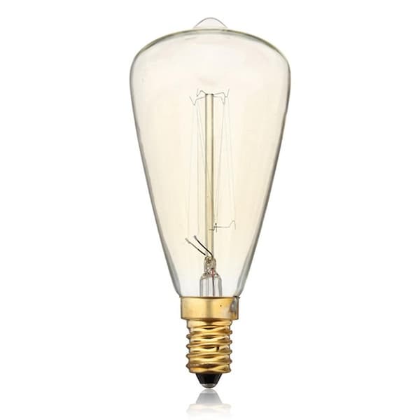 ST48 E14 Glødetrådslyspærer Vintage Retro Industrielle Stil Lamper 40W