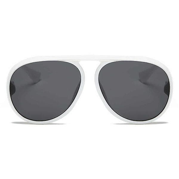 Solbriller Pilot Aviator Hvid Hvid