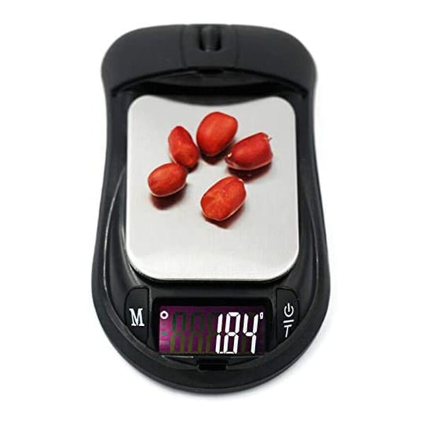 Mini Mouse Digital Våg, 0,01g-100g Balance Pocket Våg, Portabel Pocket Mini Våg för vägning