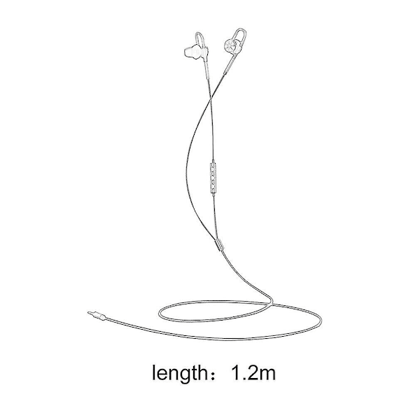 Heavy Bass kablet øretelefoner med mikrofon i øret headset til Apple til Android
