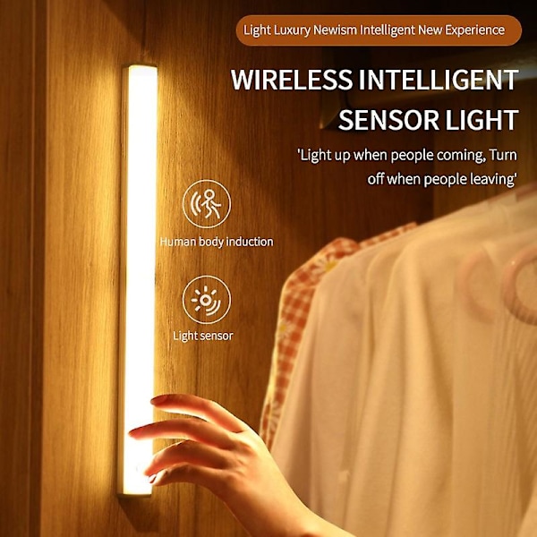 Lys Vegglamper Led Nattlys Toalettlys Baby Soveromlys Sengelampe Baklys Verandalys Trappelys Infrarød Sensor Natt Li