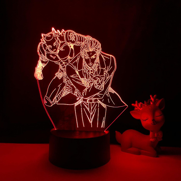 3D illusjonslampe Anime JoJo's Bizarre Adventure Ni