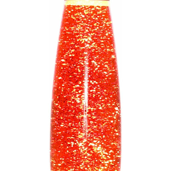 Laavalamppu Angelina oranssi hopea glitterillä H:40 (sis. polttimo) ihanteellinen ainutlaatuiseen tunnelmaan olohuoneeseen