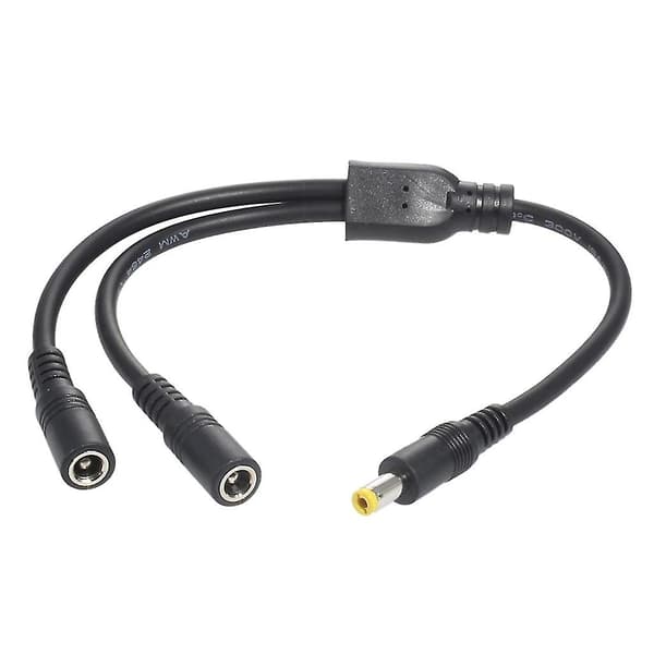 Dc 5.5mmx2.1mm/5.5mmx2.5mm Y Splitter Adapter For Cctv Security Led Light（5.5*2.5mm）