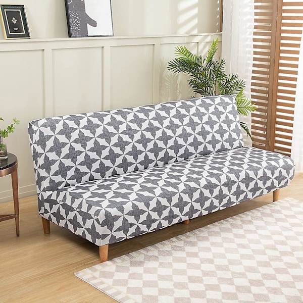 Sofaovertræk uden armlæn til foldbar sovesofa uden armlæn, 190-210 cm