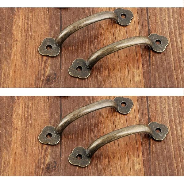 8 sinklegering rustikke sentrumsavstandsmøbelknott dørknott trekk (79MM)