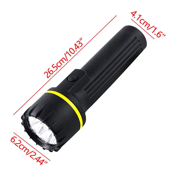 Taskulamppu Led-taskulamppu 7LED Vahva valo Taskulamppu Koti Ulkona Opiskelija Asuntola（F）