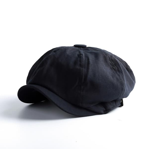 Herringbone Baker Boy Cabbie Flat Hat Retro Newsboy Cap för män