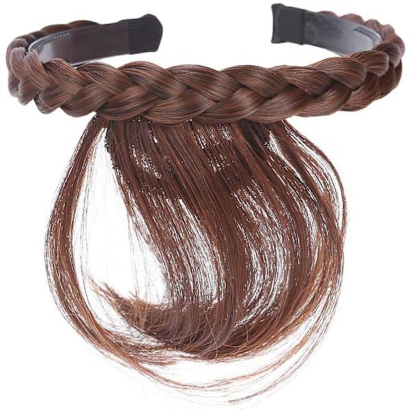 Dame Hard Hodebånd Med Lugg Pannehårfringe Parykker Extensions
