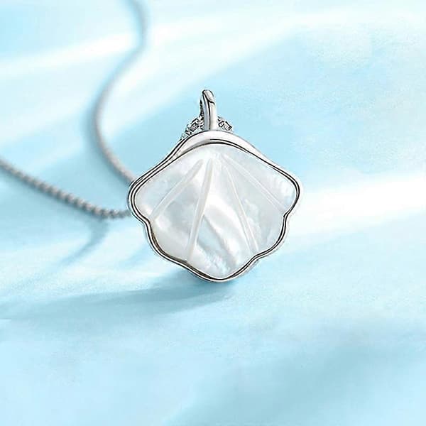 S925 Sterling Silver Halsband med Snäckdesign