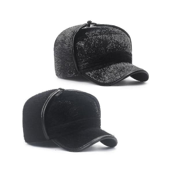 Herre Duck Work Advanced Cotton Vinter Ball Cap Med Ørevarmere（Stil2）