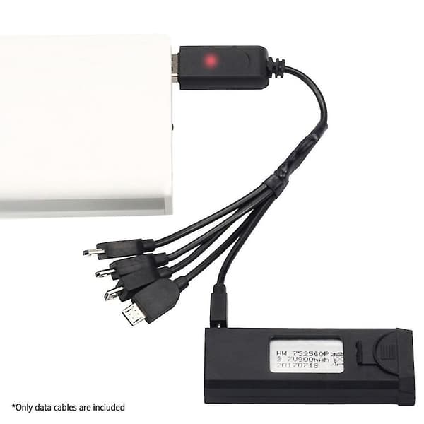 1 til 5 ladekabelkonverter USB mikro USB ladekabel for E58 Xs809