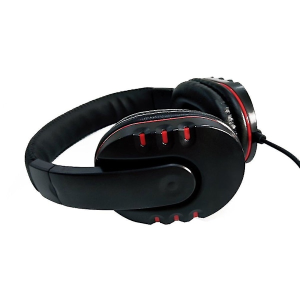 Justerbar volumkontroll Stereo Sound Noise Canceling Headset med mikrofon