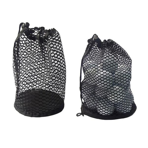 Golfboldtasker 2 stk. Nylon Nylon Snøre Net Opbevaringstaske 22*20cm