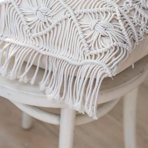 Pudebetræk, sofapuder, pudebetræk, blødt dekorativt pudebetræk, 45 * 45 cm, beige
