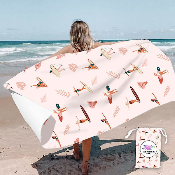 Beach Towel, Microfiber Towel, Bath Towel Large 160x80cm