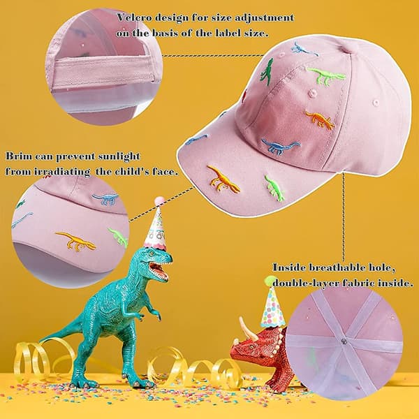 Gutte Baseball Caps Småbarn Cap Kid Baseball Cap Solhatt Bomull Broderi Søt