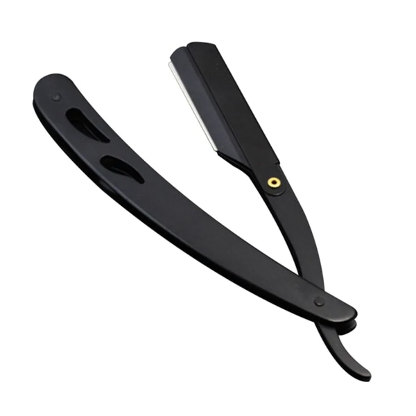 2x professionell knivskarp rakhyvel för män rakkniv i metall för män rakhyvel för skägg och hår