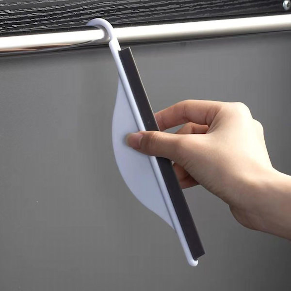Mini Wiper til rengøring af badeværelse, køkken, glas, forfængelighedsbordplade, spejl (hvid)