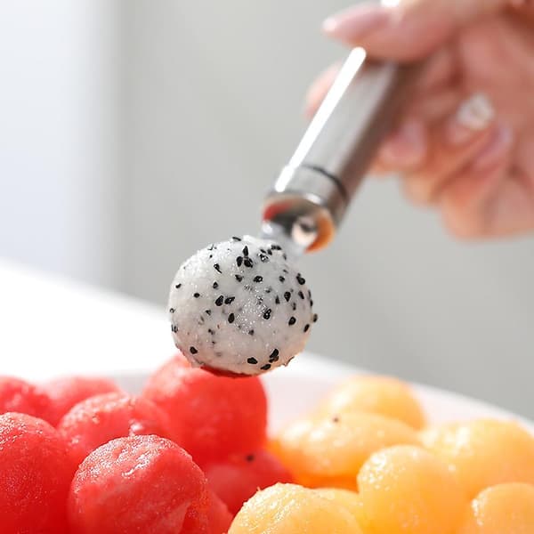 Dww-Melon Ball, Ruostumaton teräs, Hopea, 17,5 x 3 cm