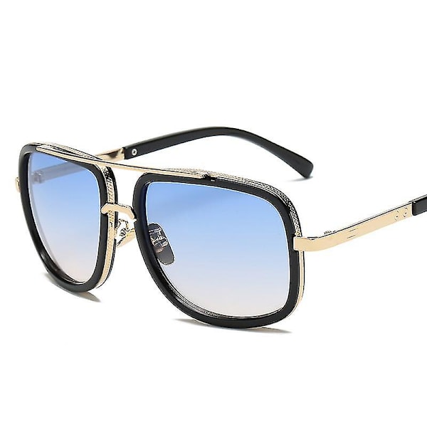 Spider Man Edith Briller, Metallramme for Kvinner Solbriller Klassisk Downey Iron Man Tony Stark Shades-bluexq-sg1148