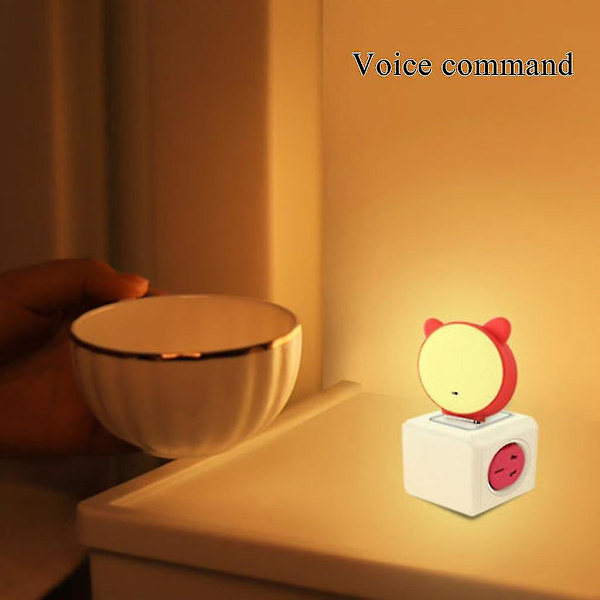 Usb stemmestyret universel dekorativ lampe til hjemmet fest LED-atmosfærelys