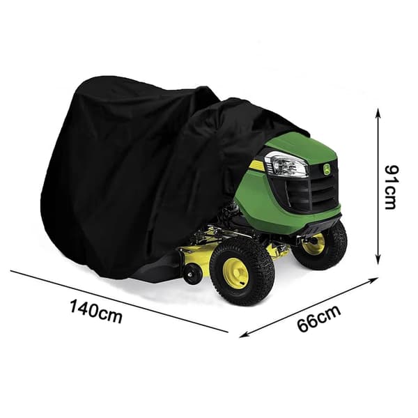Gräsklipparskydd, 210D Polyester, Vattentätt, UV-skydd, Garage Dammskydd, Passar Gräsklippartraktor