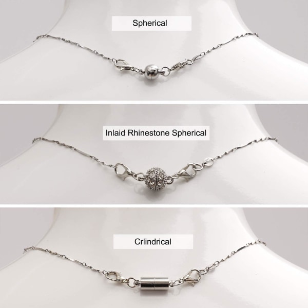 Magnetiska smyckeslås och förlängningskedja Magnetiska lås och halsbandsförlängare hummerlås