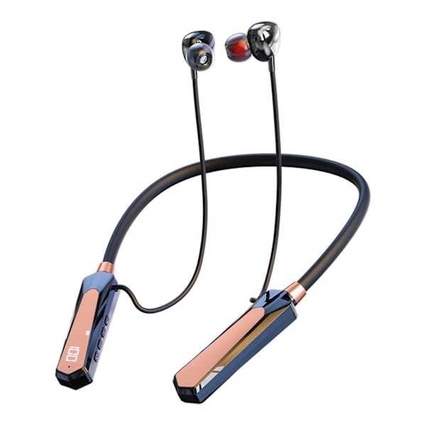 Bluetooth 5.3-mode spil/musik nakke Bluetooth-headset sort teknologi intelligent skridttæller headset