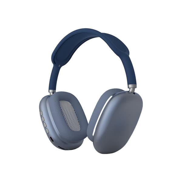 P9 Bluetooth-headset, pannband, mobiltelefon, trådlöst headset, headset, studenter, multifunktionellt, praktiskt headset, blå（blå）