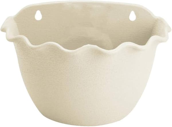 2024, Väggmonterade blomkrukor Halvcirkel Blomkrukor Beige