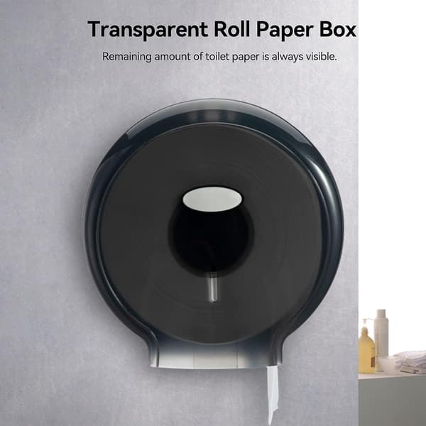 DWW-Jumbo enkelt rull toalettpapirdispenser, rullholder（stil 1）
