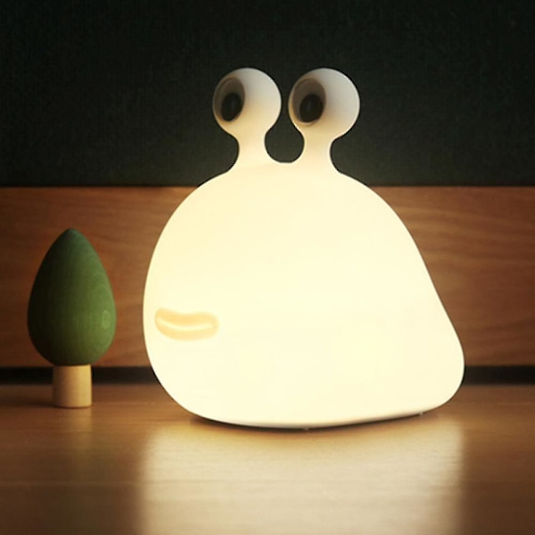 Slug nattlys, barnehage Squishy lampe, silikon nattlys for amming