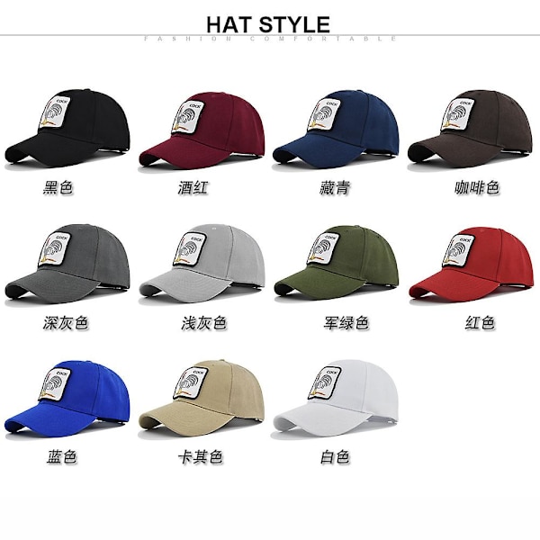 Tre-dimensionelt broderi baseball cap hane broderi cap skygge baseball cap trucker hat