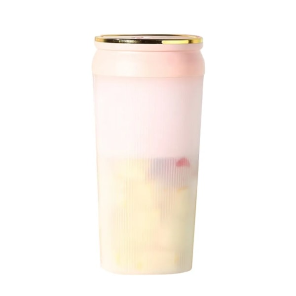 260 ml Mini Blender Fresh Juice Mini Blender med USB laddning Portable Juice Pink