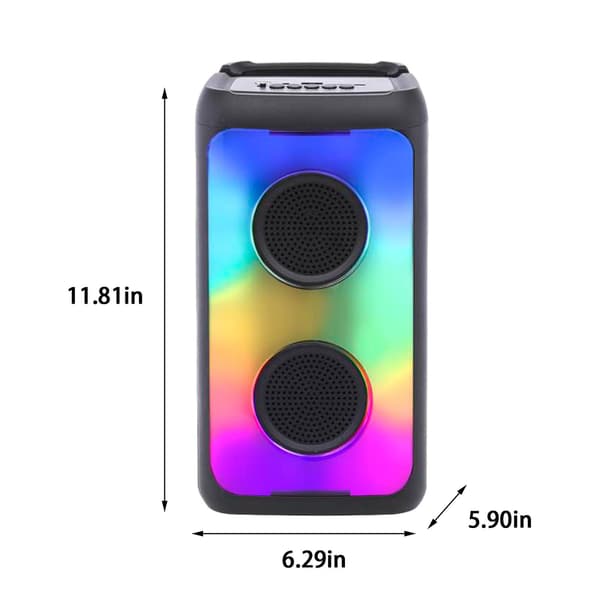 Langattomat Bluetooth-karaokekaiuttimet (vapaa koko, musta)