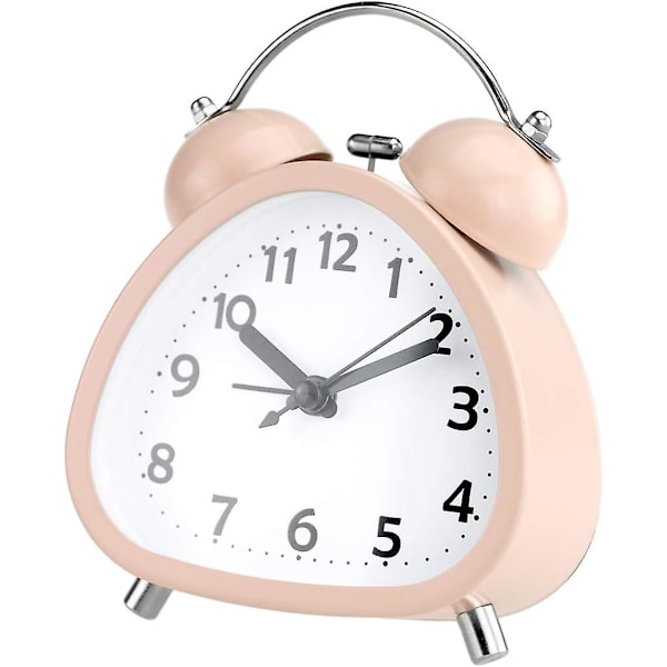 Alarm Clock, Battery Operated Analogue Bedside Loud Clock with Backlight for Boys & Girls