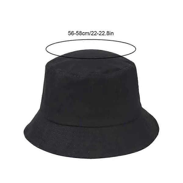 Bøttehatt for menn og kvinner - Polyester, pustende, sammenleggbar Gray