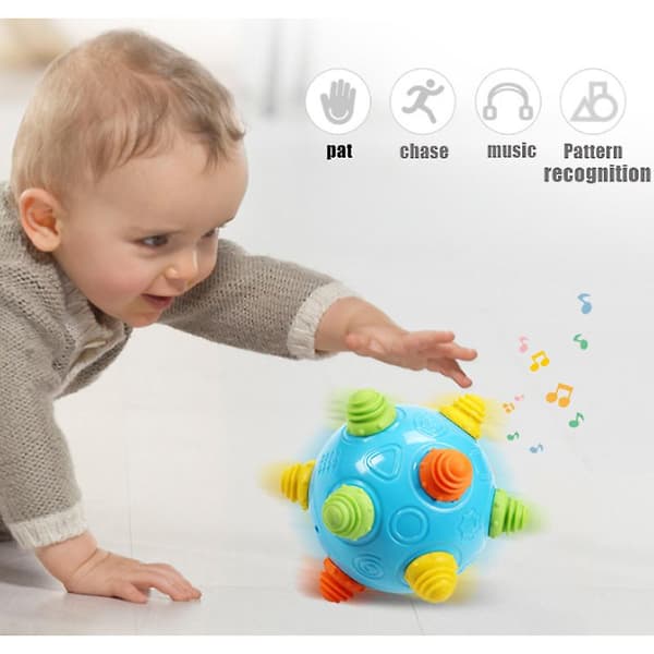 Musik Shake Dancing Ball Baby Legetøj Gratis Hoppende Sensorisk Udviklingsbold
