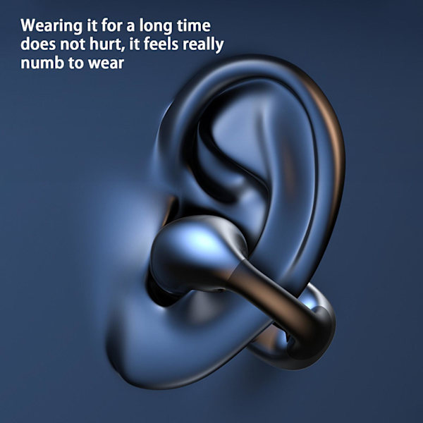 Intelligent Digital Clip-On Ear Bluetooth Headset 9D Stereo Surround Sound Bluetooth Headset