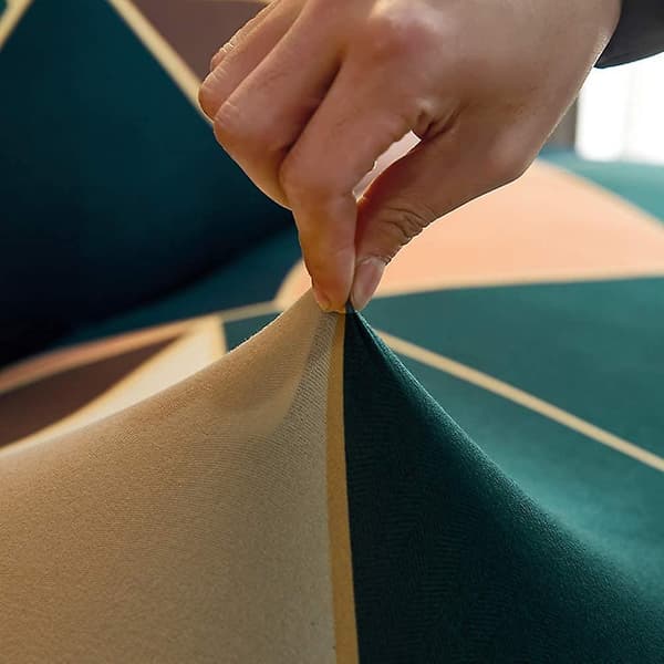 Sofaovertrekk uten armlener stretch 2-seters sofaovertrekk sammenleggbart