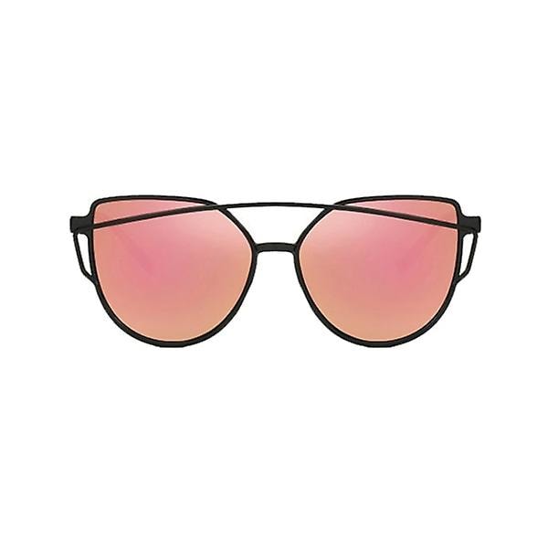 Retro Solbriller Sort Pink Glas Sort
