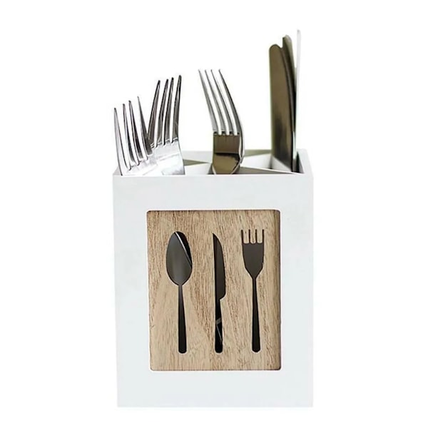 Bärbar bestickkorg - bestickställ för förvaring av bestick, servetter etc.
