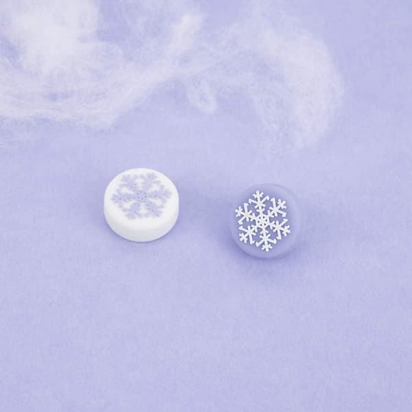 4-pack Silikon Tumgrepp för Joy-Con - Snö - Joystick-skydd för Switch/OLED/Switch Lite - Analoga Tumgrepp (Snö)