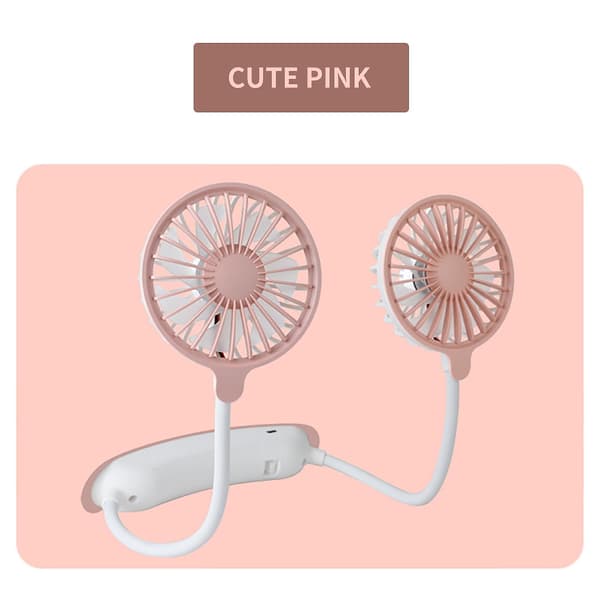 Bærbar hængende USB-opladnings mini-ventilator（PK）