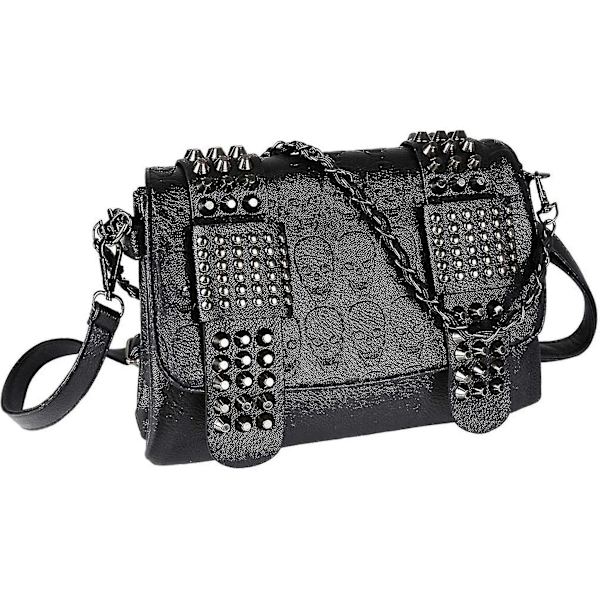 Naisten laukku Ketju Ranne Muoti Eurooppalainen ja amerikkalainen laukku Niitti Kallo Naisten Olkalaukku Crossbody Käsilaukku
