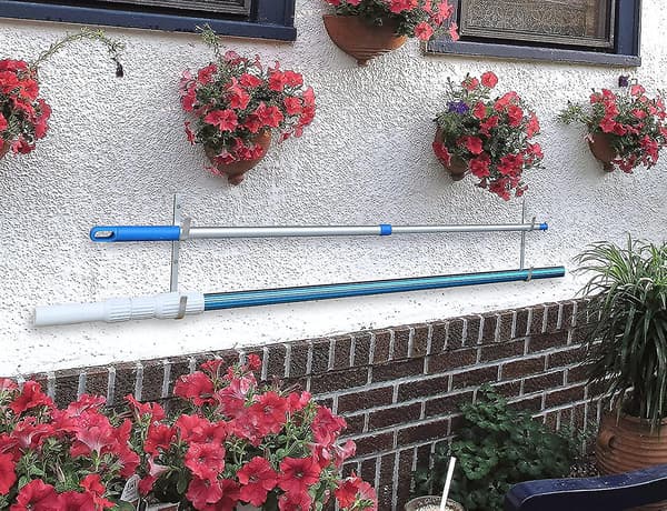 Bassengstang krok aluminiumsfeste sett